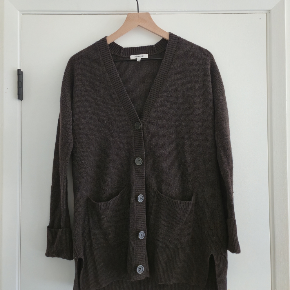 Madewell Dark Brown Women's Cardigan Sweater